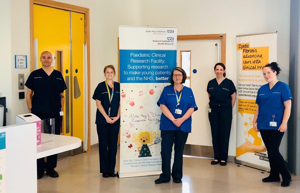 Nurses at Alder Hey Children's Hospital site, funded by the DMD Hub project
