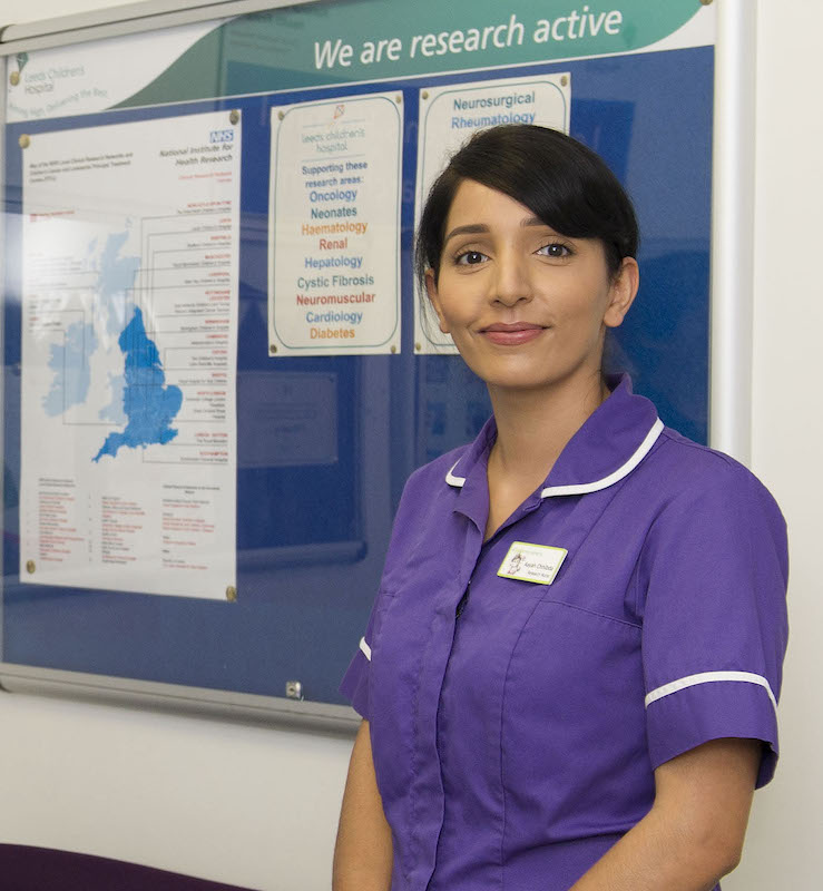 A nurse from Leeds Children's Hospital