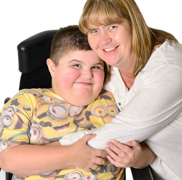 Mum Caroline and her son Josh, who passed away from DMD-related cardiomyopathy aged 11